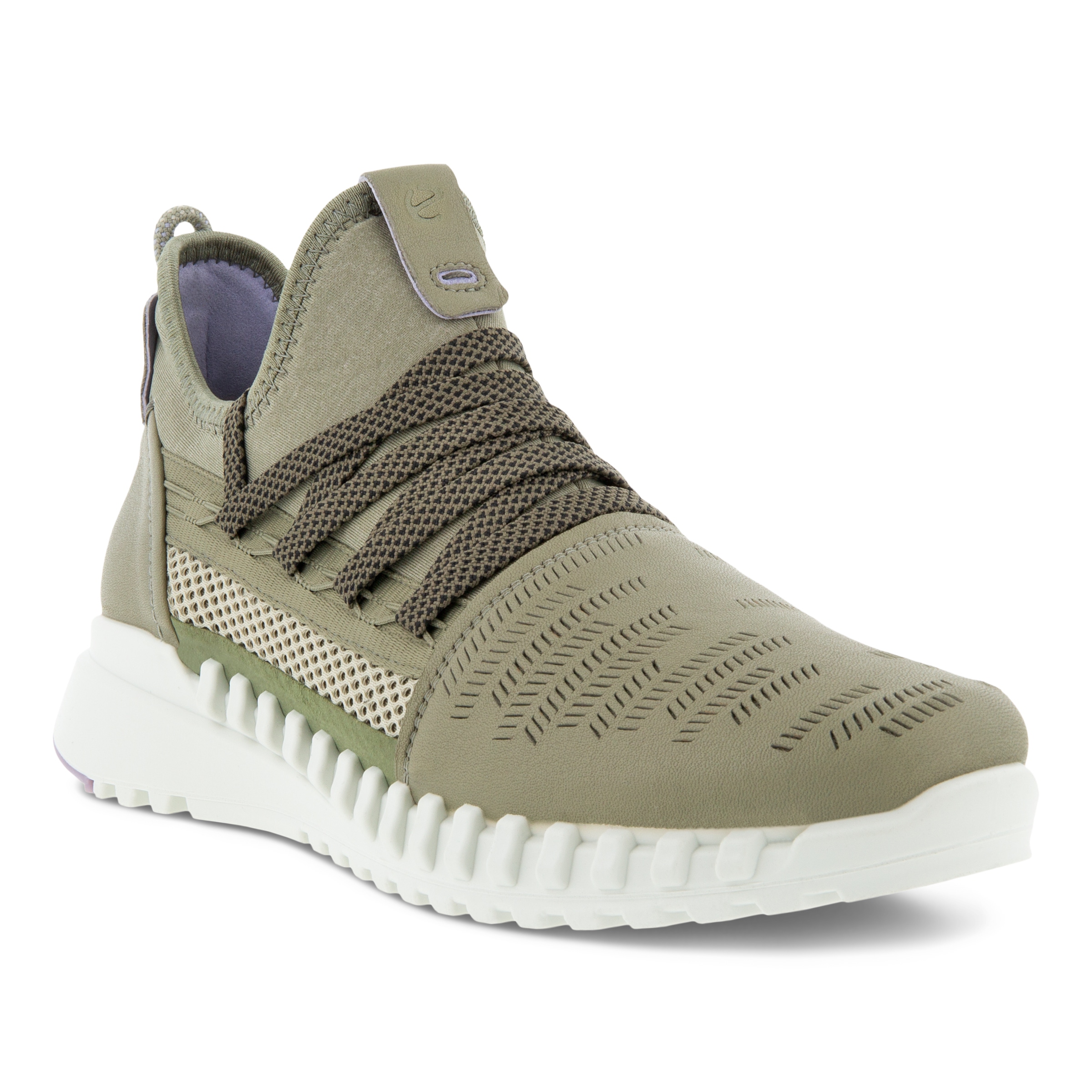 ECCO Zipflex Women's Low Lea/tex - Green - Main