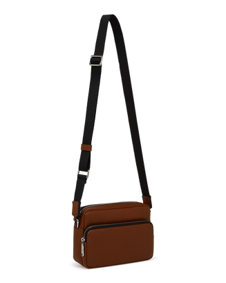 ECCO® Leather Camera Bag - Brown - Main