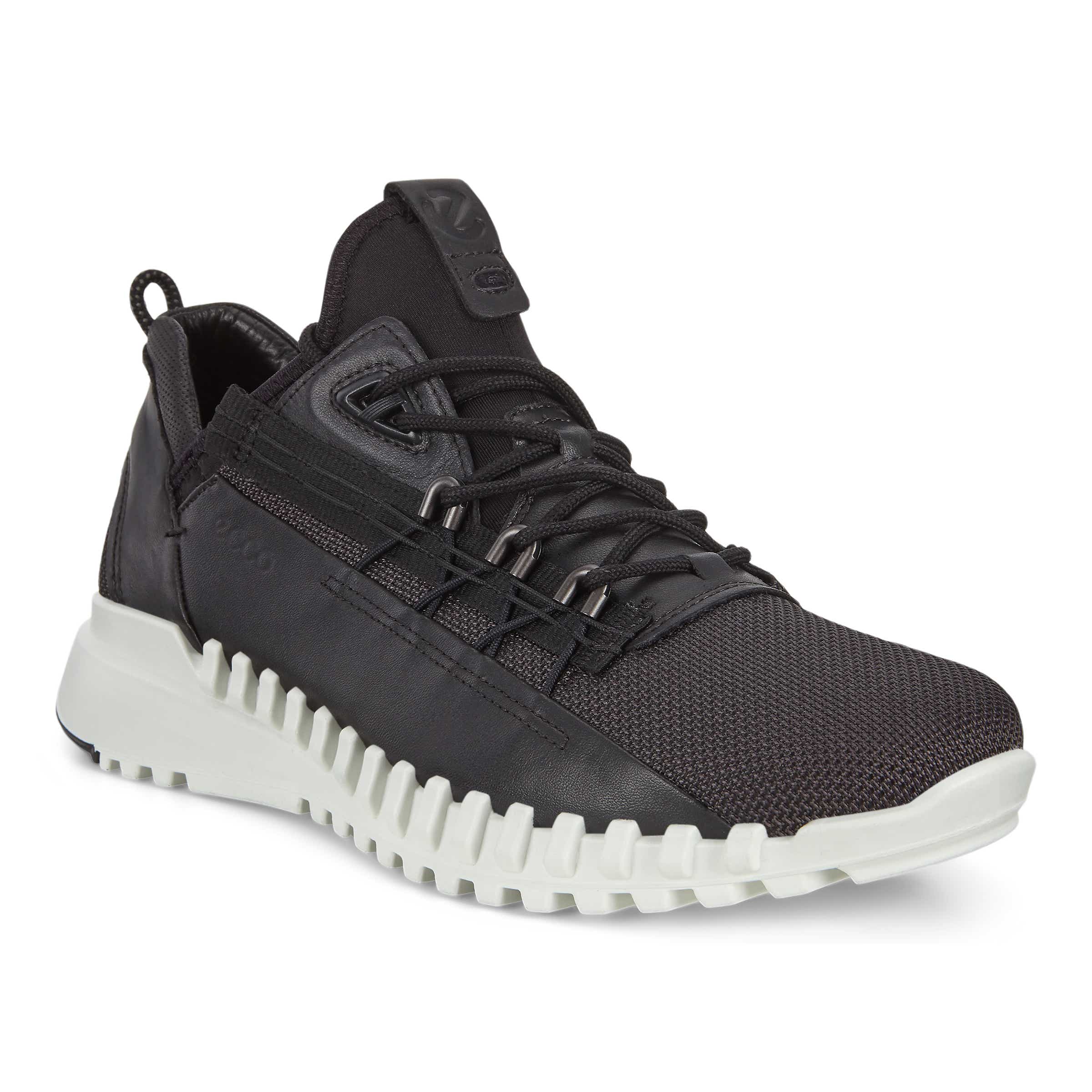 ECCO Zipflex メンズ テキスタイルスニーカー - ブラック - Main