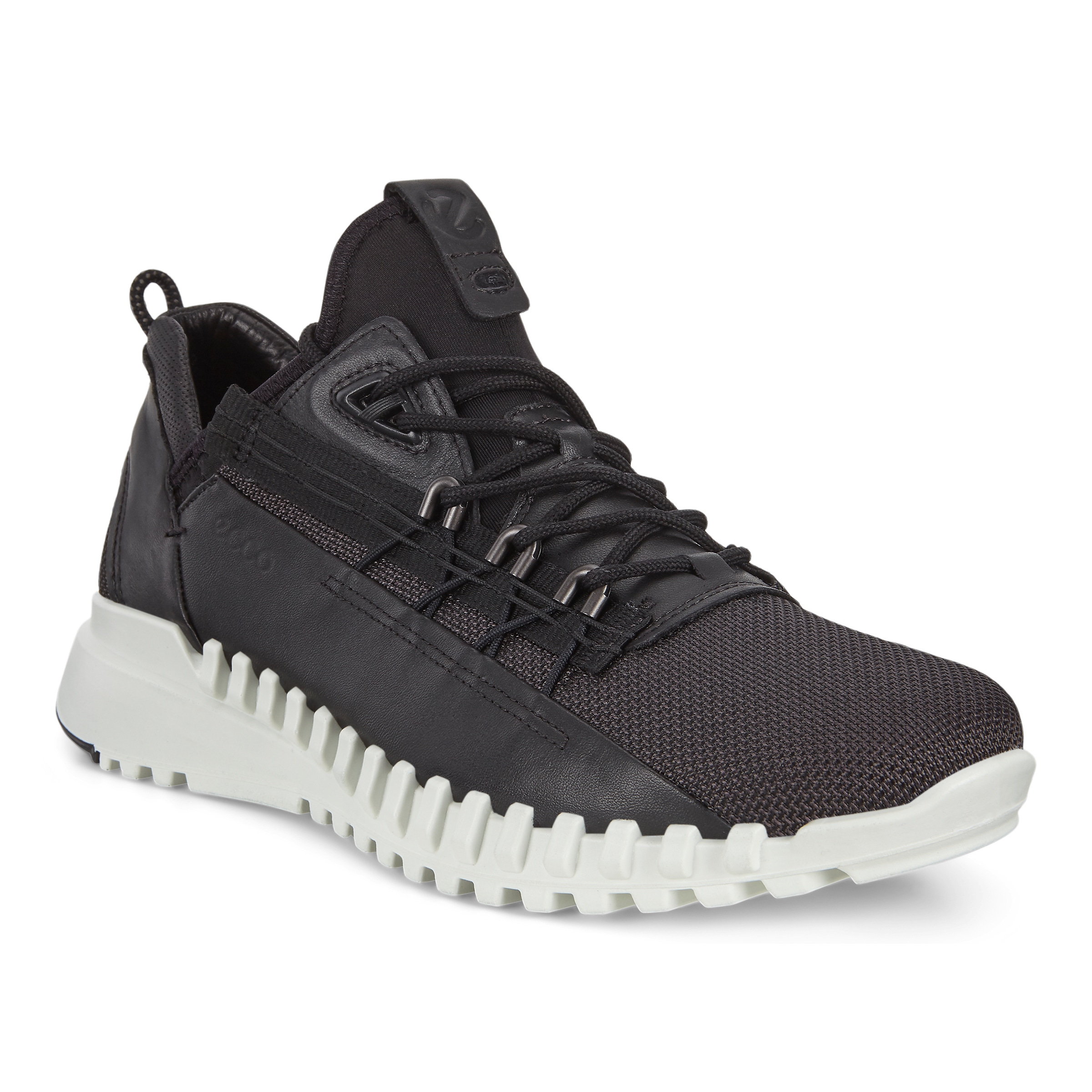 ECCO Zipflex メンズ テキスタイルスニーカー - ブラック - Main