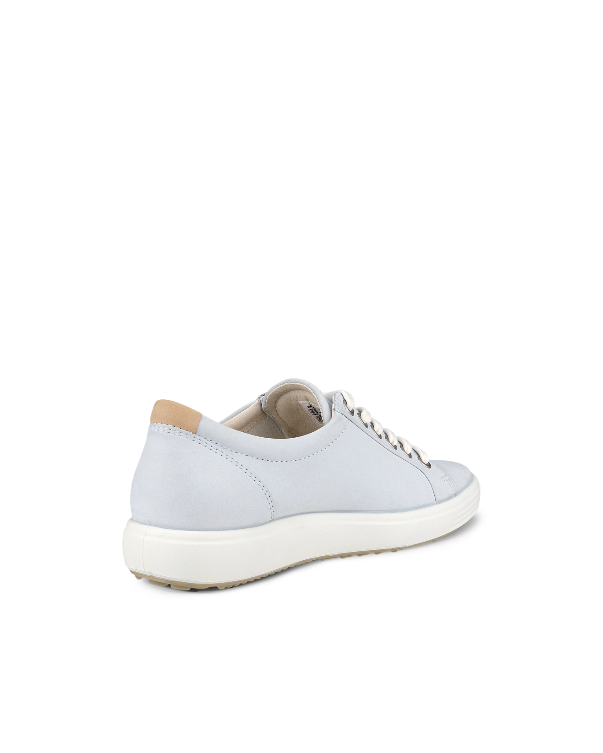 ECCO® Soft 7 baskets en nubuck pour femme - Bleu - Back