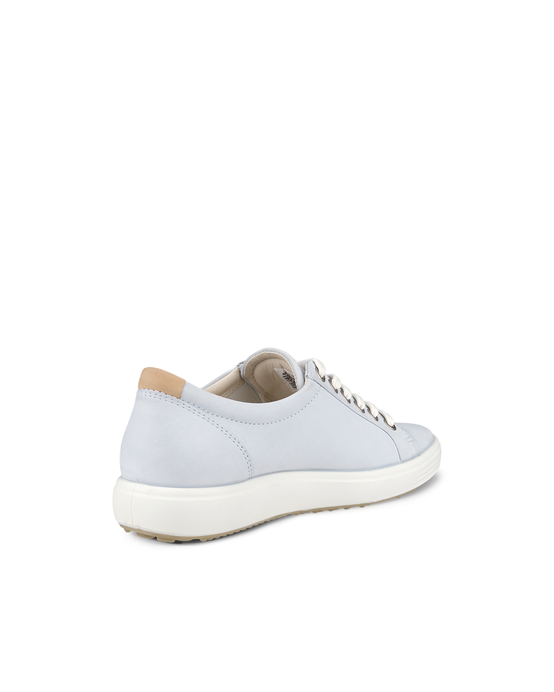 Zapatillas de nobuk ECCO® Soft 7 para mujer - Azul - Back