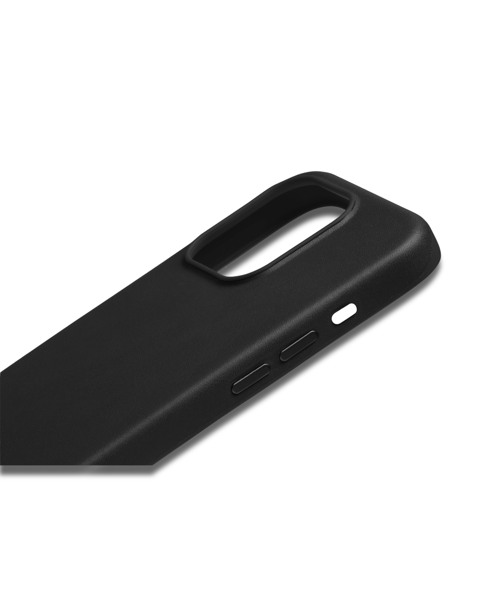 ECCO® X Bellroy 6.1" 15 Pro coques de téléphone en cuir - Noir - Detail-1