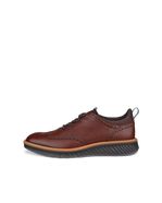 Men's ECCO® St.1 Hybrid Leather Wingtip Derby Shoe - Brown - Outside