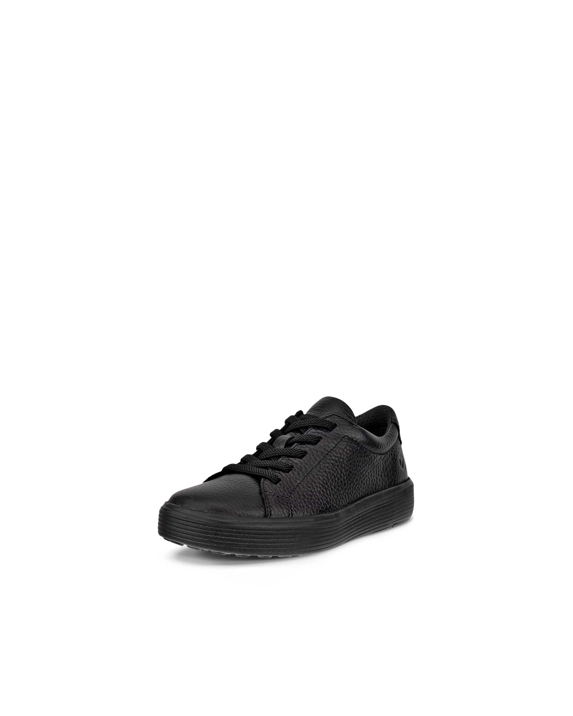 Kids' ECCO® Soft 60 Leather Sneaker | Black Kids' ECCO® Soft 60 Leather Sneaker | Black