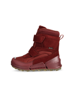 Botines de invierno de ante Gore-Tex ECCO® Biom K2 para niño/a - Rojo - Outside