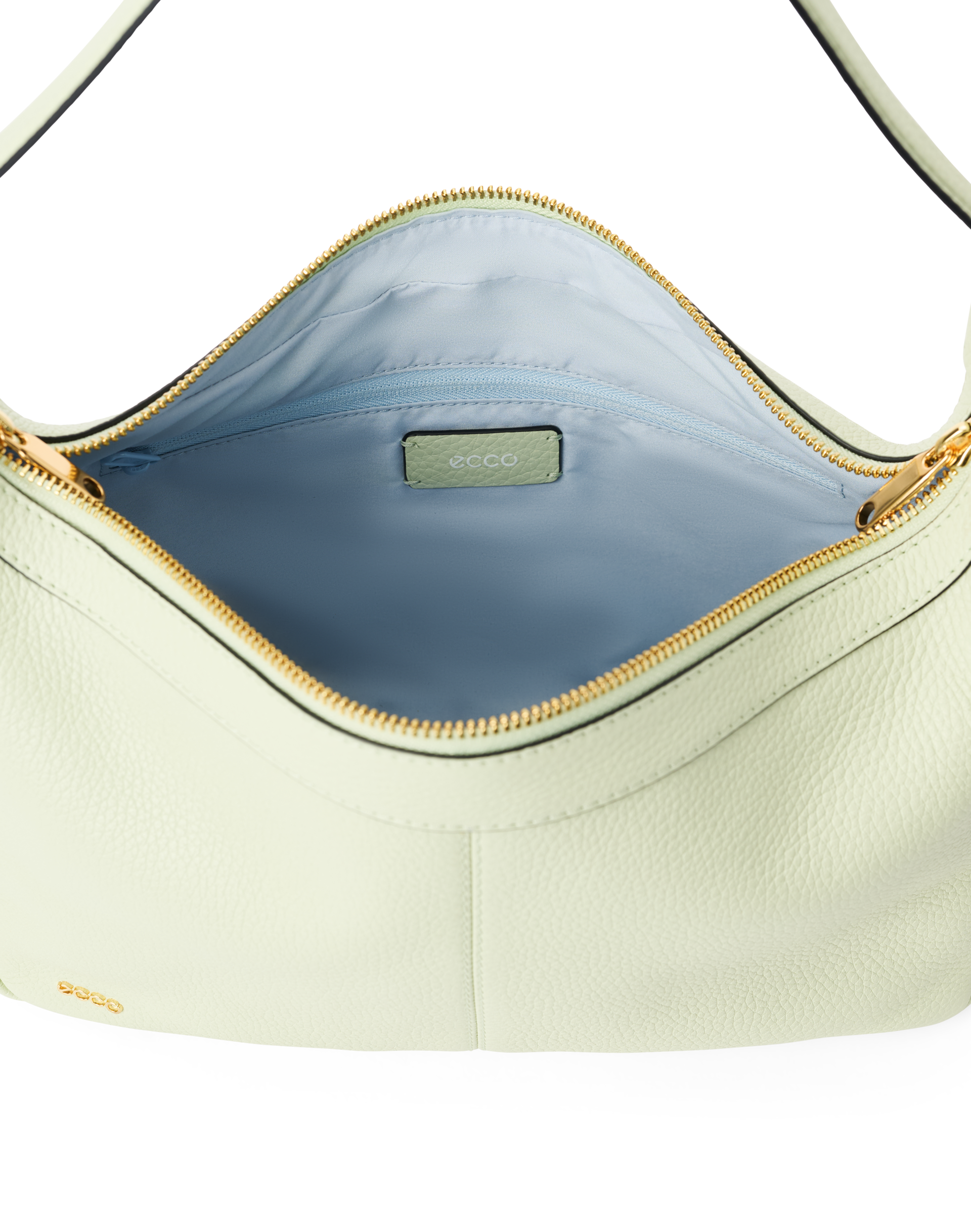 バッグ HARBS ECCO Hobo S レザーホーボーバッグ | グリーン