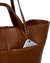 ECCO® Tote Pebbled Leather Tote Bag - Brown - Detail-1