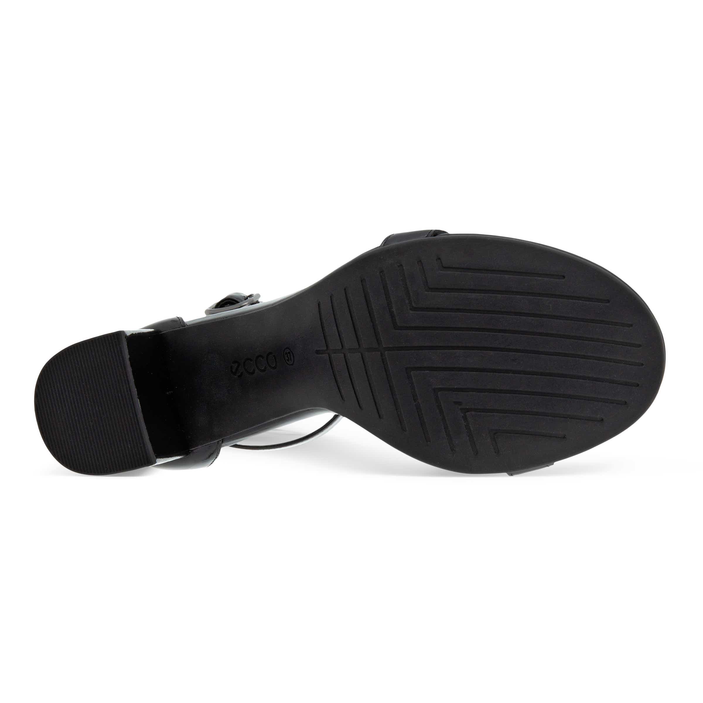 ECCO Elevate 75 Block Sandal - Negro - Sole