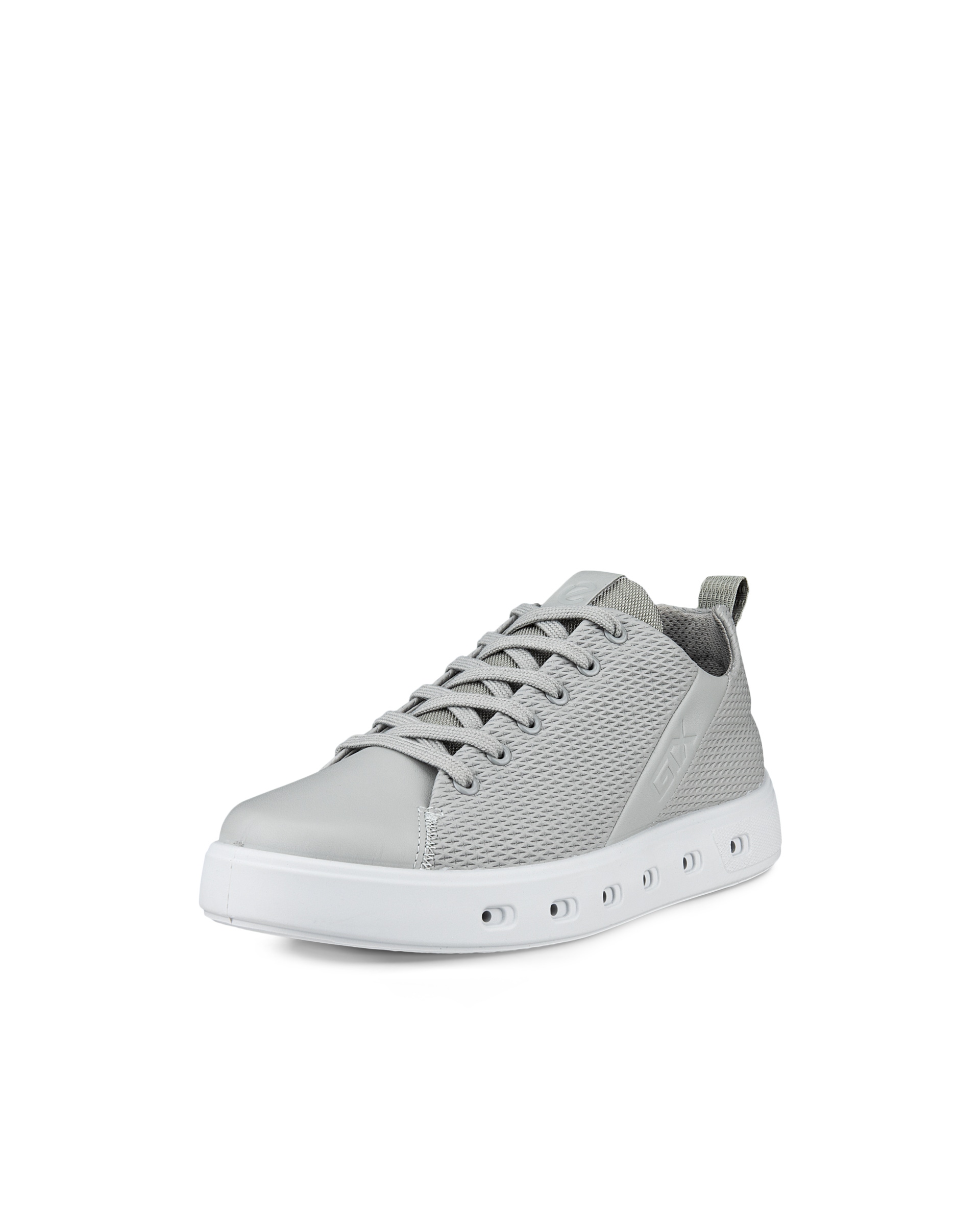 Men's ECCO® Street 720 Leather Gore-Tex Sneaker - Grey - Main