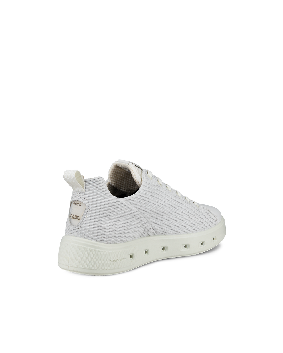 ECCO® Street 720 baskets en nubuck Gore-Tex pour homme - Blanc - Back