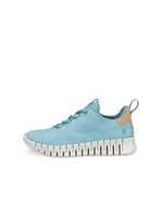 Basket ECCO® Gruuv en nubuck pour femmes - Bleu - Outside