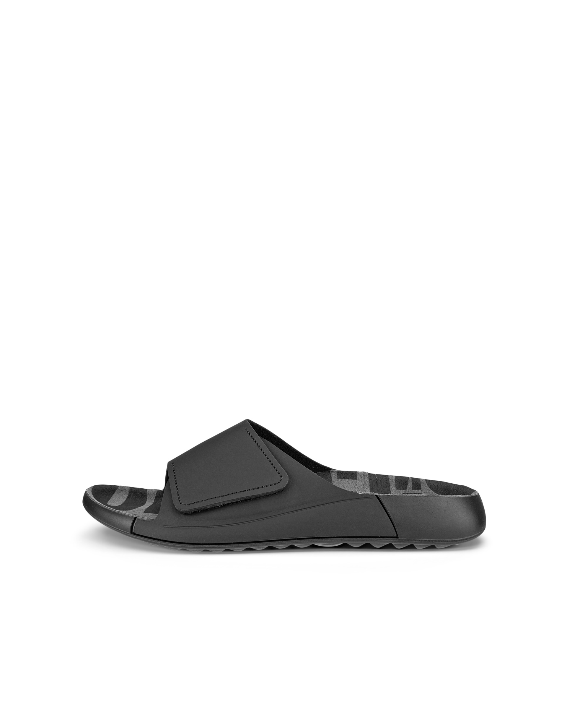 ECCO® Cozmo sandale en cuir pour femme - Noir - Outside