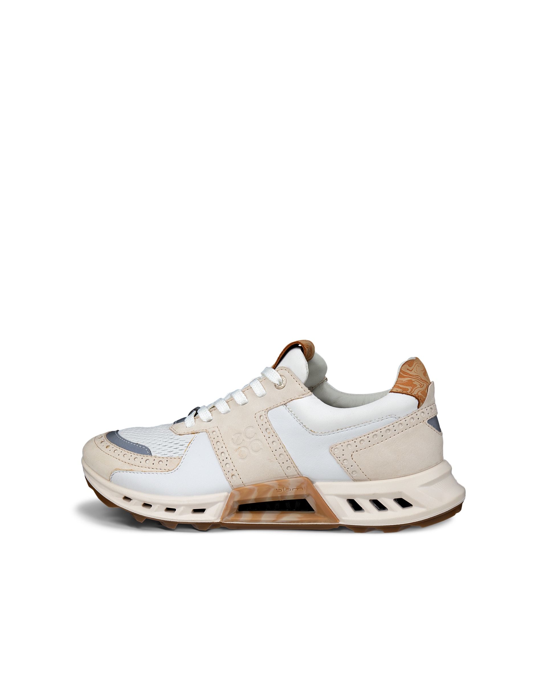 ECCO Golf BIOM C4 ウィメンズ レザーGore-Texゴルフシューズ - ホワイト - Outside