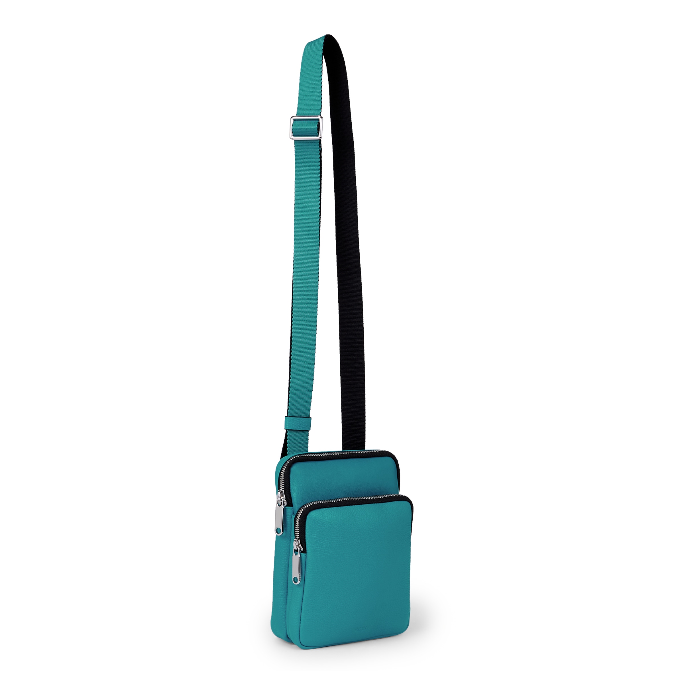 ECCO® Wave Flat Pouch Leather Crossbody Bag | Black ECCO® Wave Flat Pouch Leather Crossbody Bag | Black
