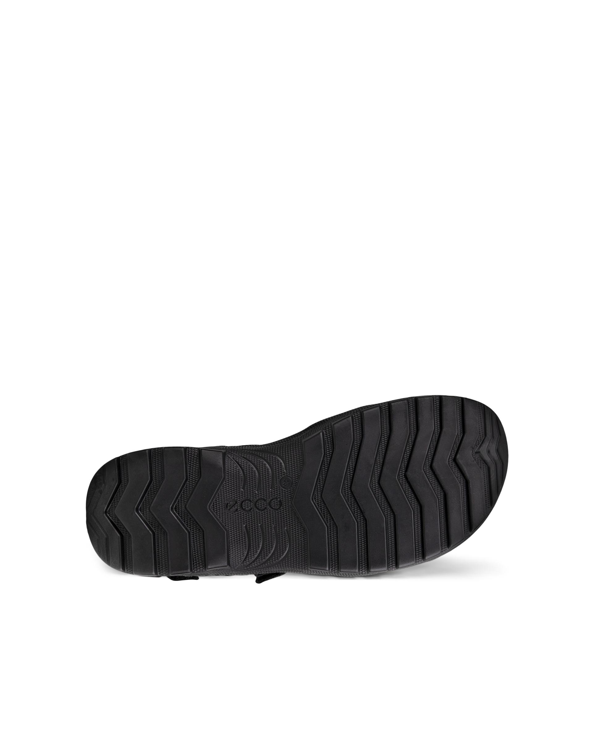 ECCO® Onroads sandale de marche en nubuck pour homme - Noir - Sole