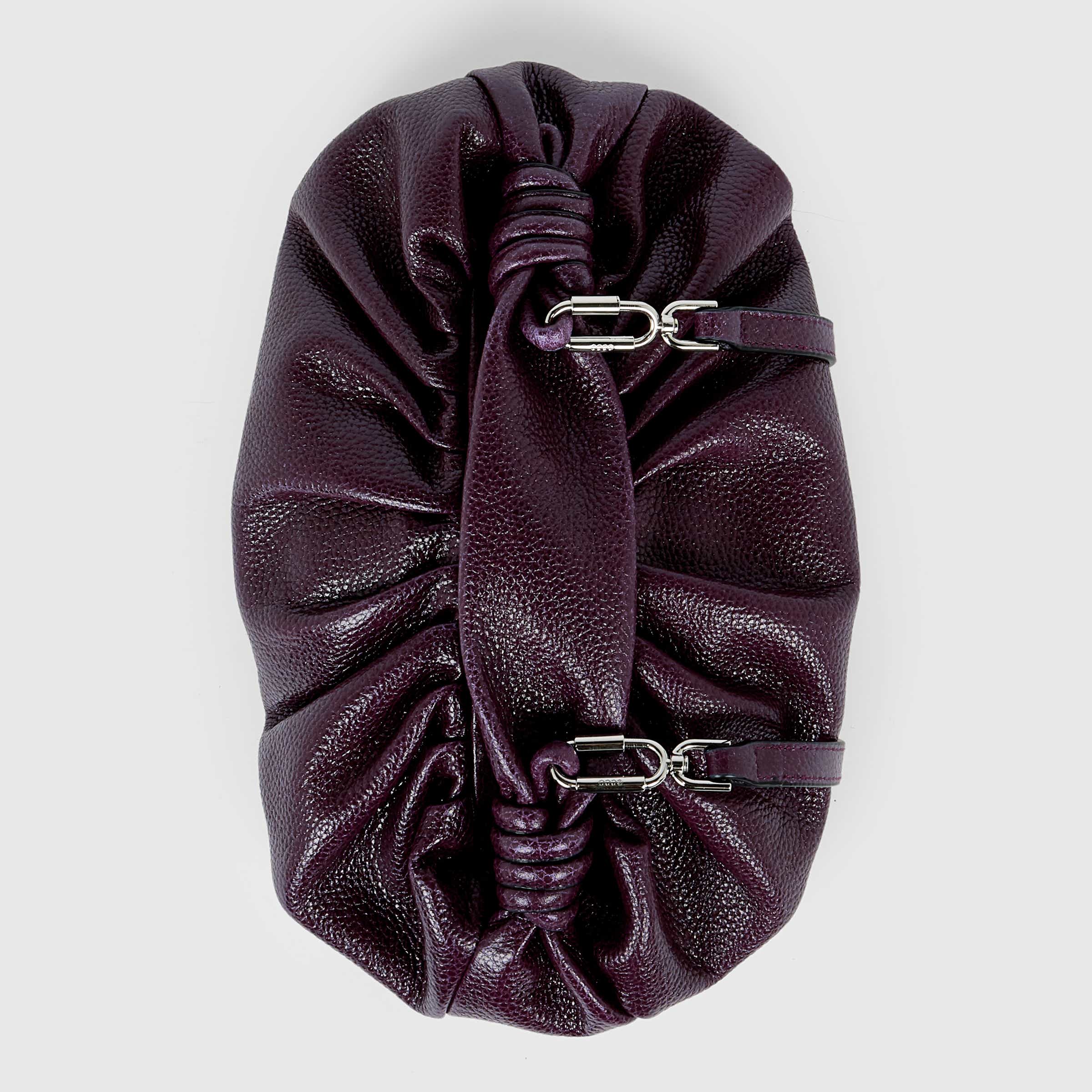 ECCO Scrunch Compact レザーホーボーバッグ - パープル - Detail-2