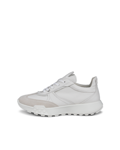 ECCO Retro Sneaker Retro Sneakers Womens - White - Outside