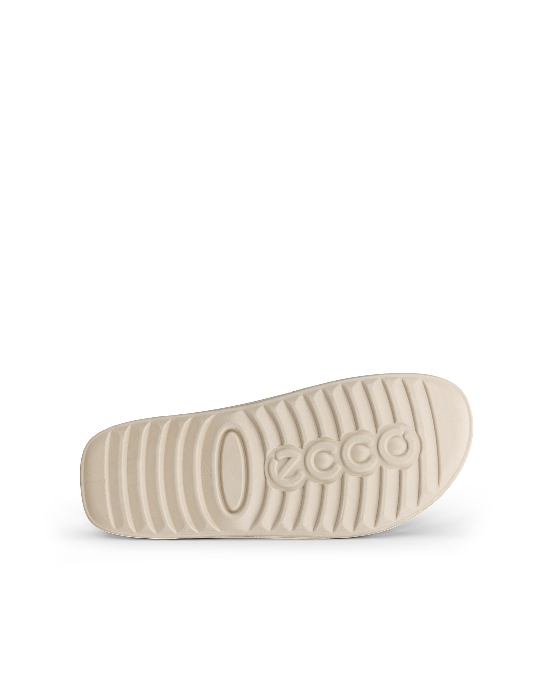 Women's ECCO® Cozmo Leather Two Strap Sandal - Brown - Sole
