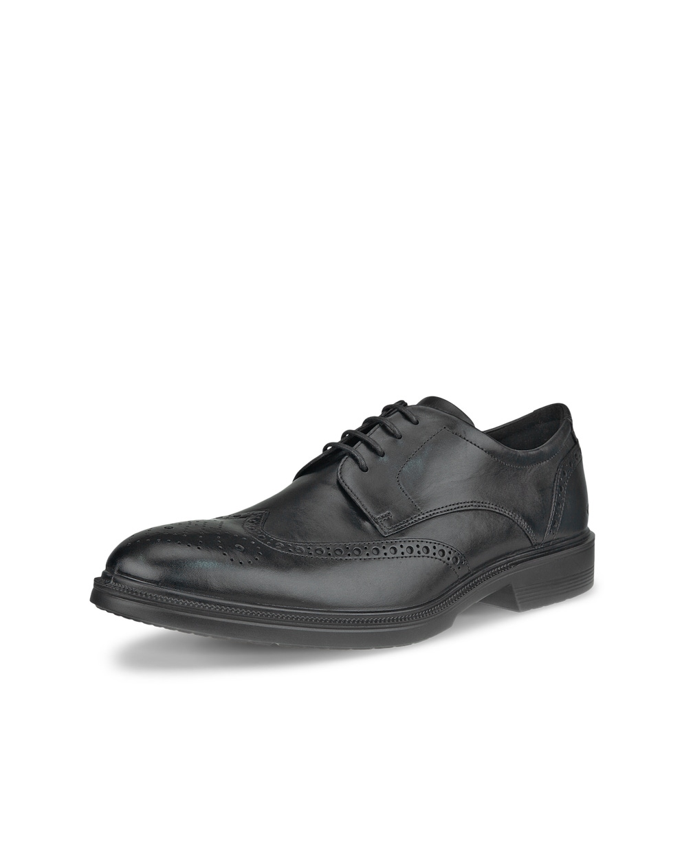 ECCO Men Lisbon Brogue Tie - Black - Main