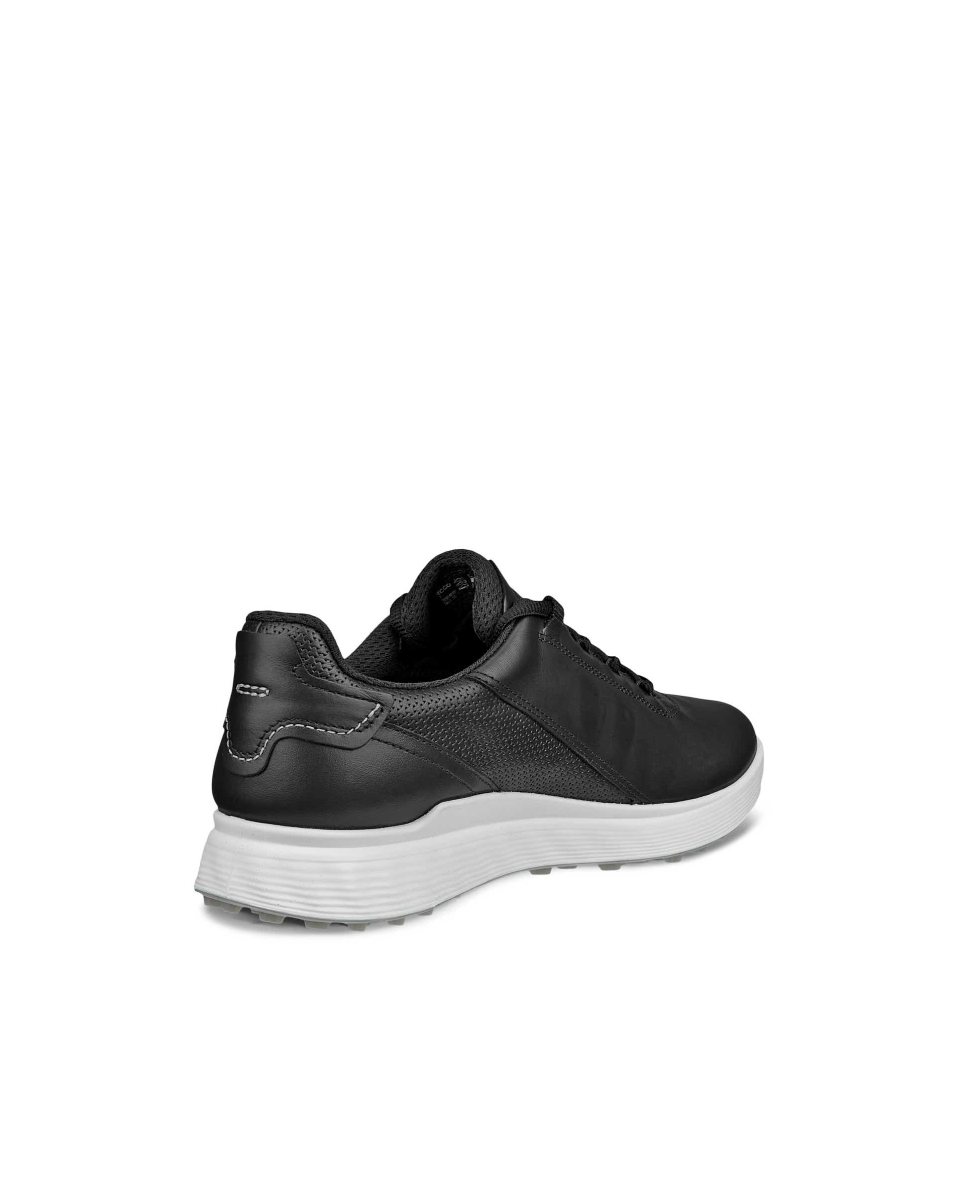 Zapatos golf impermeable de piel ECCO® Golf S-Casual para hombre - Negro - Back