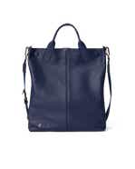 ECCO® North-South Soft Leather Tote Bag - Blue - Main