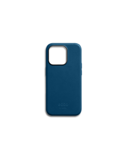 ECCO® X Bellroy 6.7" 15 Pro Max coques de téléphone en cuir - Bleu - Main