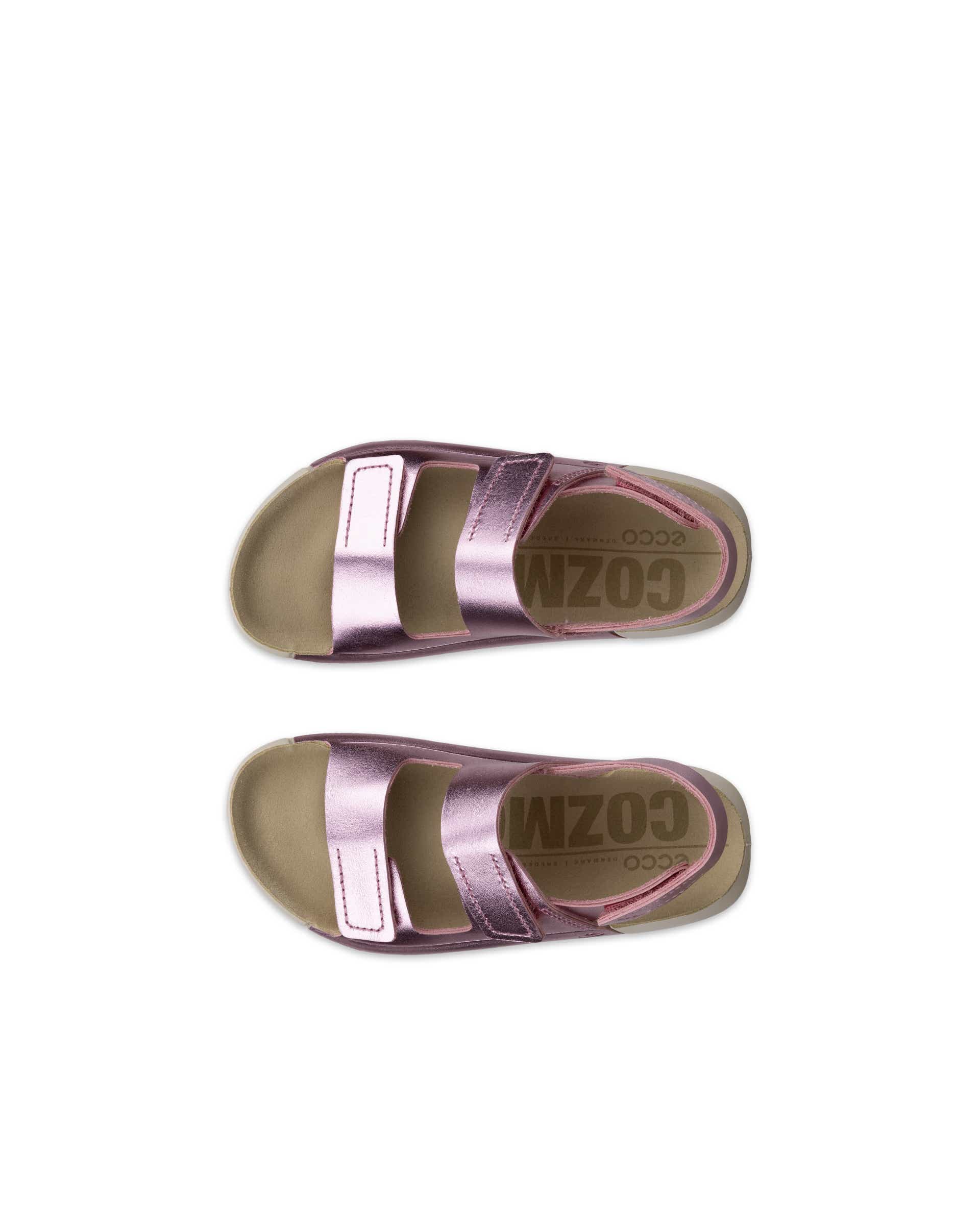 ECCO® Cozmo rihmadega nahast sandaalid lastele - Roosa - Top left pair