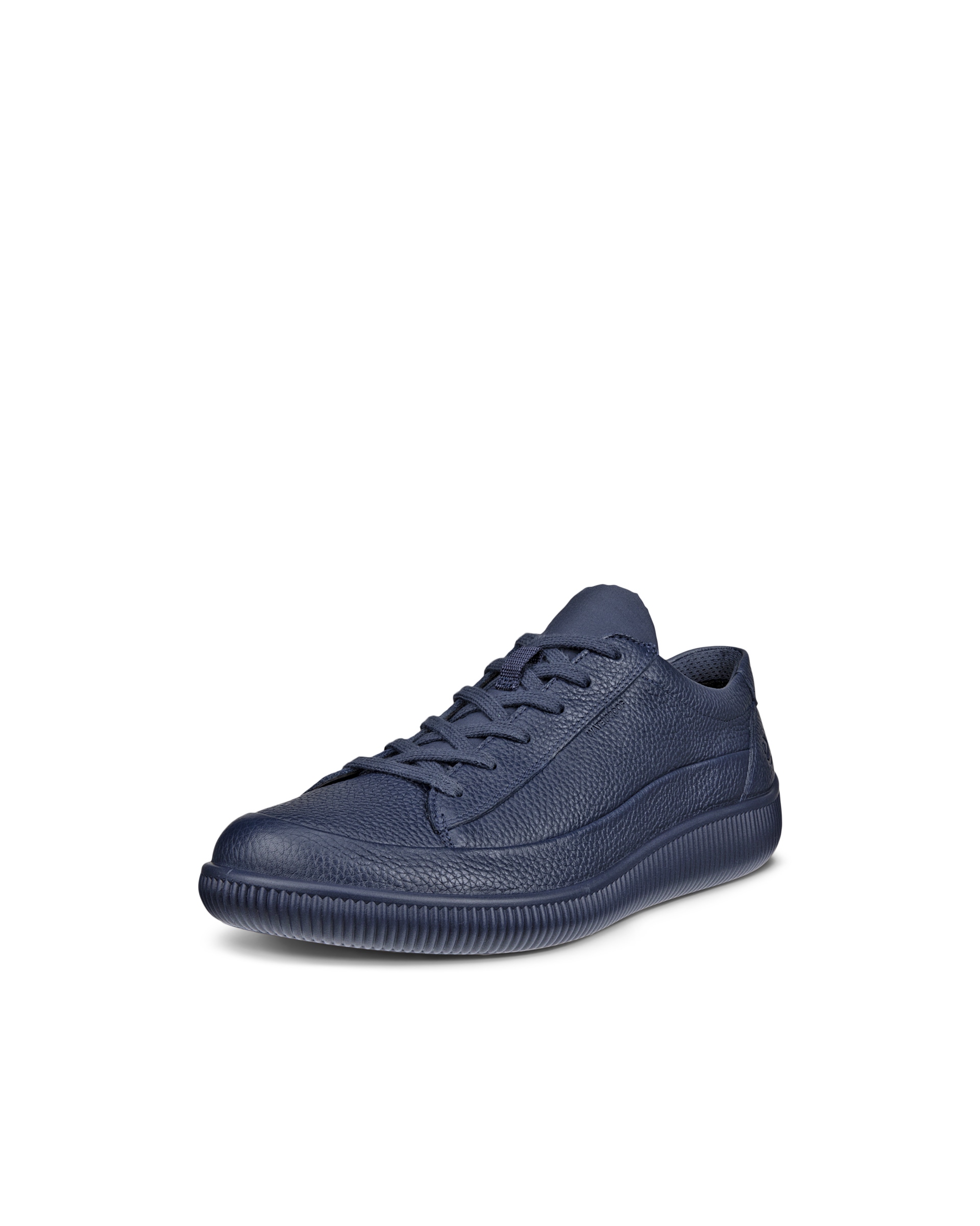 ECCO® SOFT ZERO baskets en nubuck pour homme - Bleu - Main