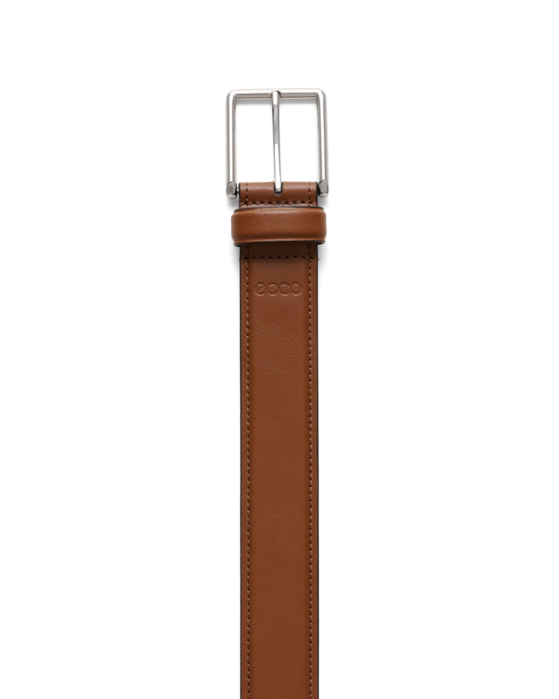 Men's ECCO® Formal Leather Belt - Brown - Detail-1