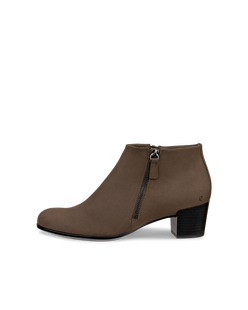 Botte en cuir à lacets ECCO® SHAPE 35 pour femmes - Gris - Outside