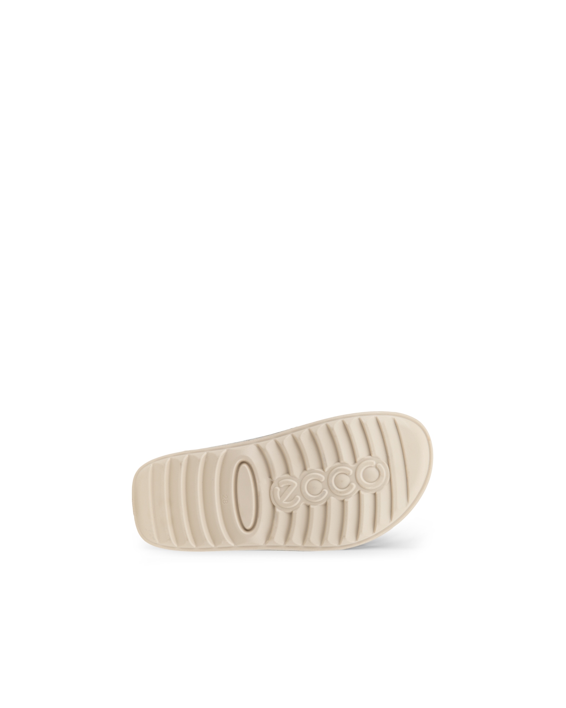Kids' ECCOยฎ Cozmo Leather Two Strap Sandal - Metallics - Sole