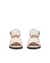 Women's ECCO® Sculpted Sandal LX 55 Leather Heeled Sandal - Beige - Front pair