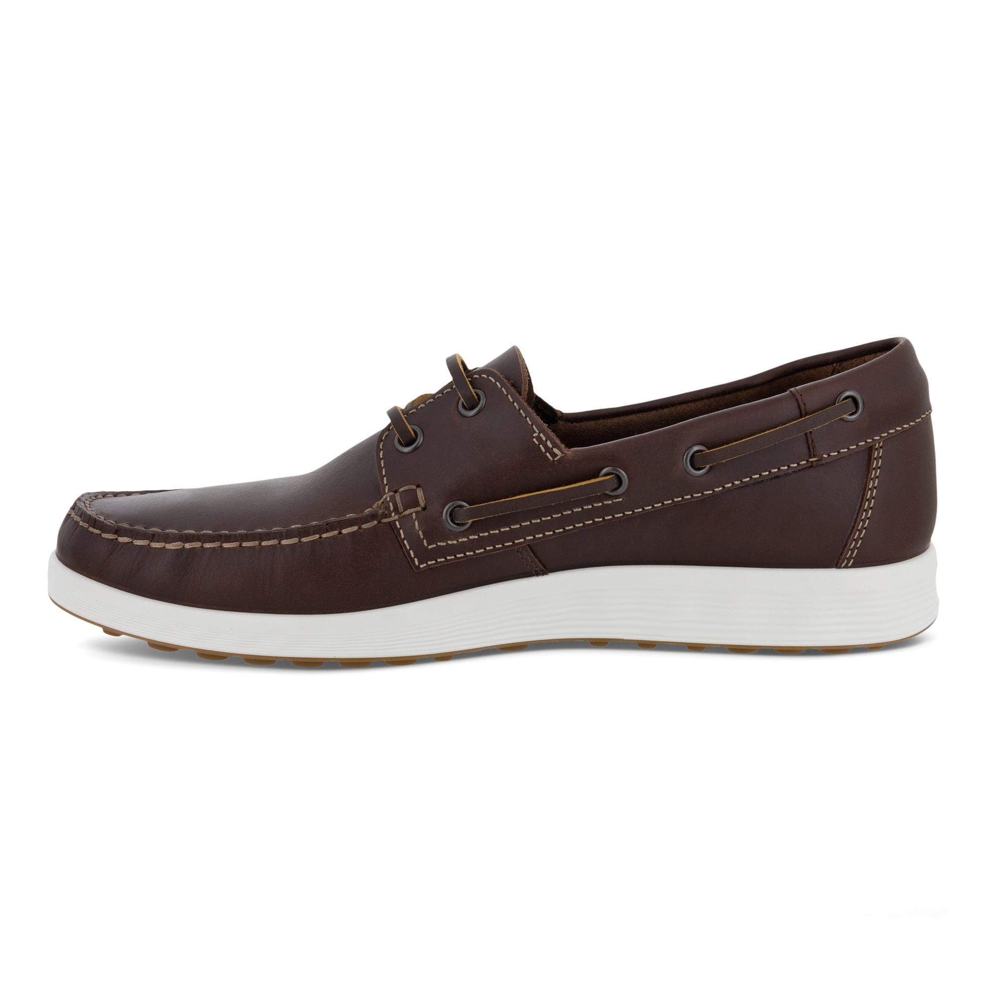 ECCO S-lite Moc Men's Boat Shoe - Brown - Inside