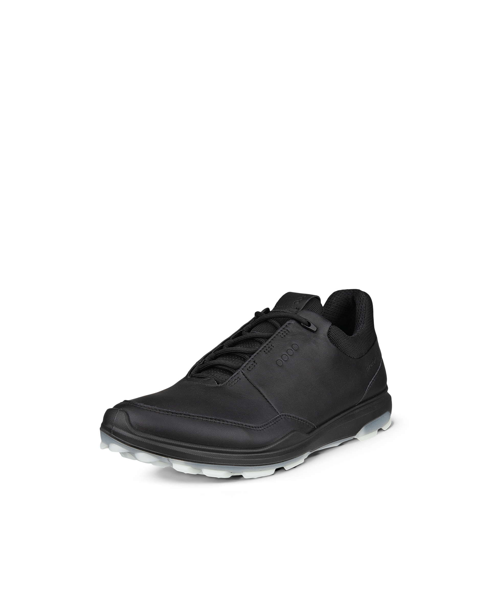 Men's ECCO® Golf BIOM Hybrid 3 Leather Shoe - Black - Main