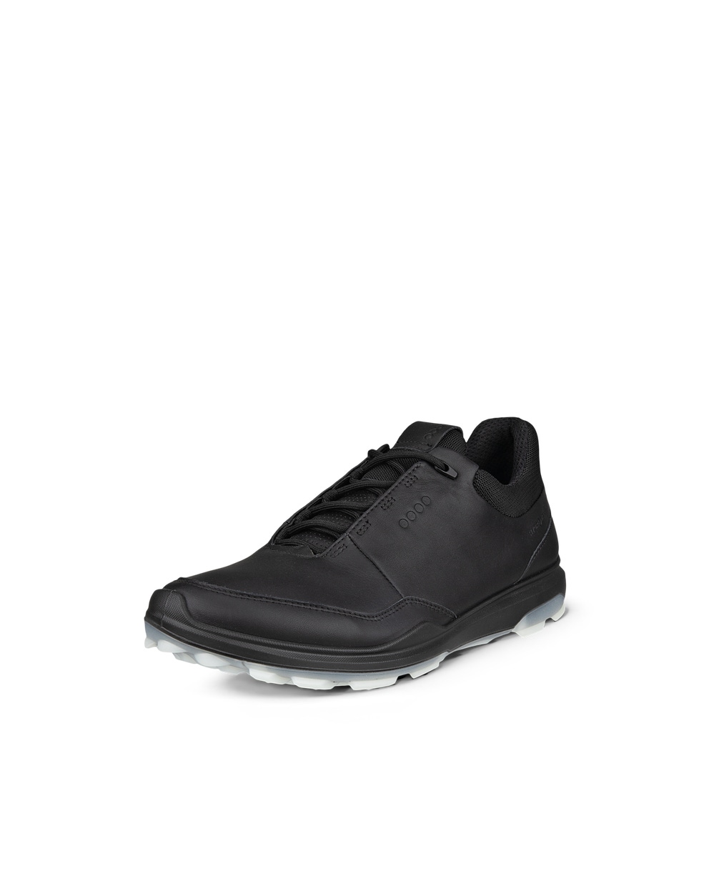 Men's ECCO® Golf Biom Hybrid 3 Leather Shoe - Black - Main