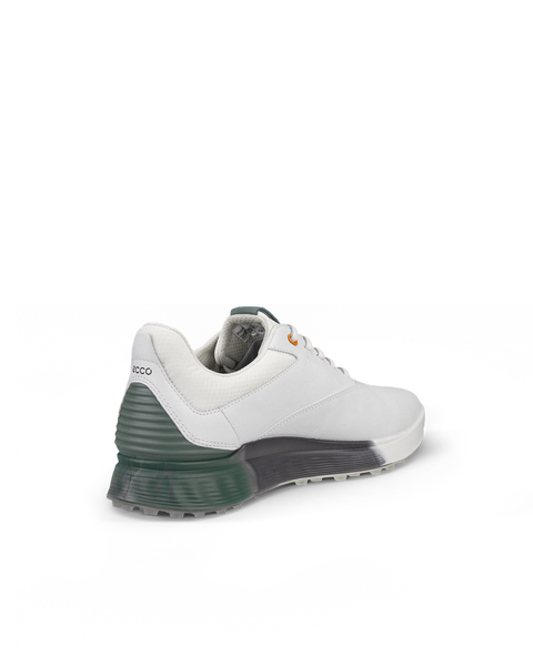 ECCO Men's S-Three Golf Shoes - White - Back