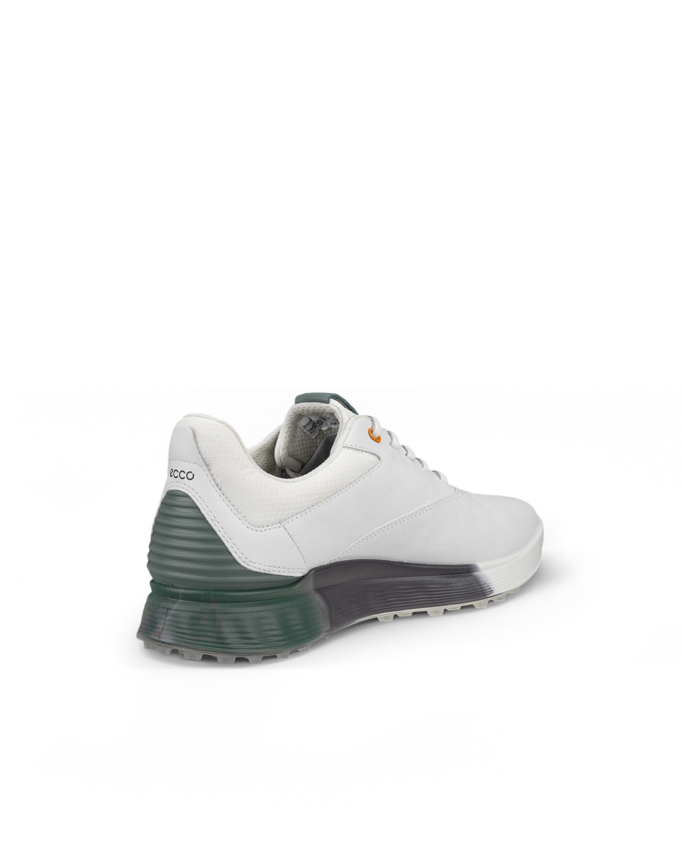 ECCO Men's S-Three Golf Shoes - White - Back