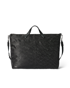 ECCO® Weekender Jacquard Wave sac cabas cuir - Noir - Main