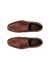 Men's ECCO® Metropole Milan Leather Slip-On Derby Shoe - Brown - Top left pair