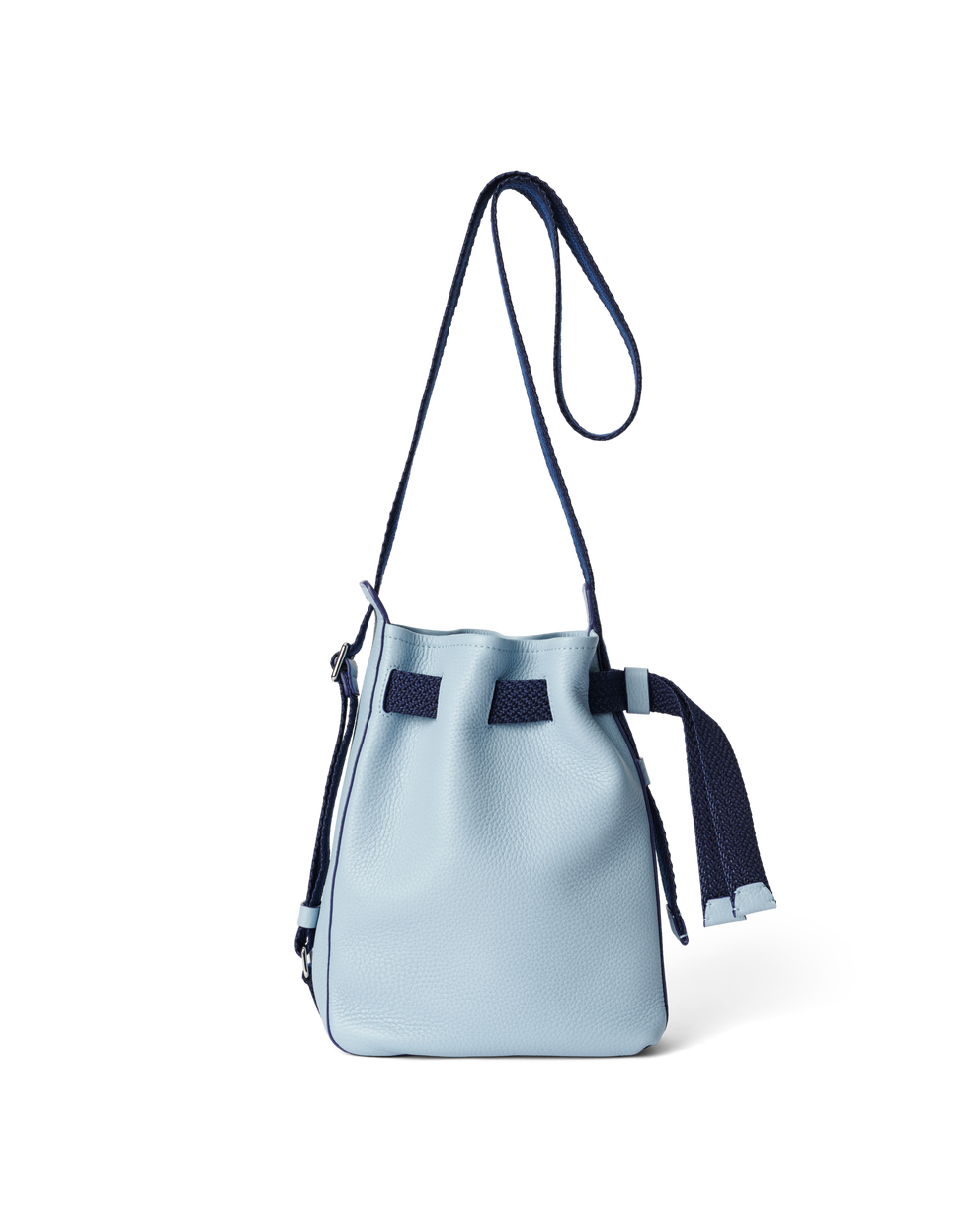 ECCO® Small Sail Leather Hobo Bag - Blue - Main