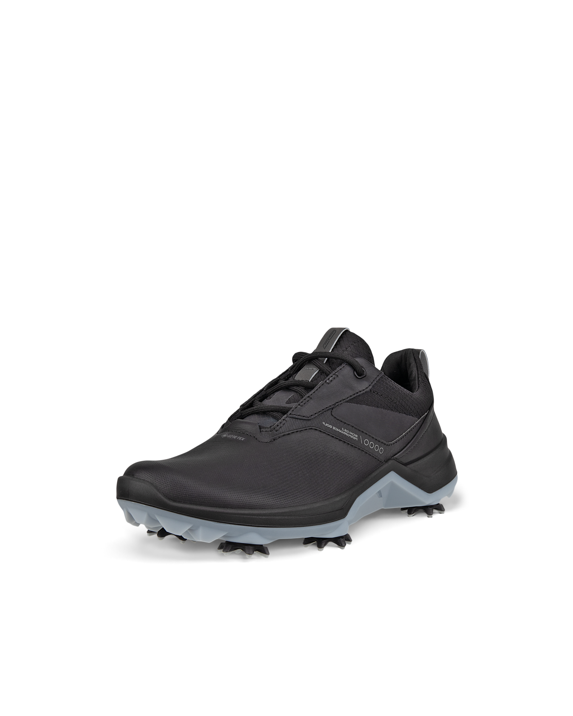 Women's ECCO® Golf BIOM G5 Leather Gore-Tex Spikes Shoe - Black - Main