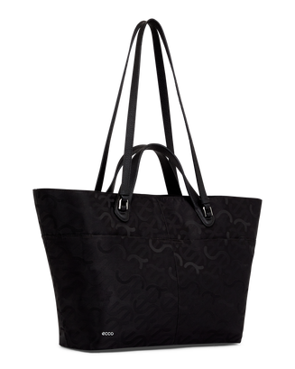 ECCO® Tote M Jacquard Wave Tote Bag - Black - Main