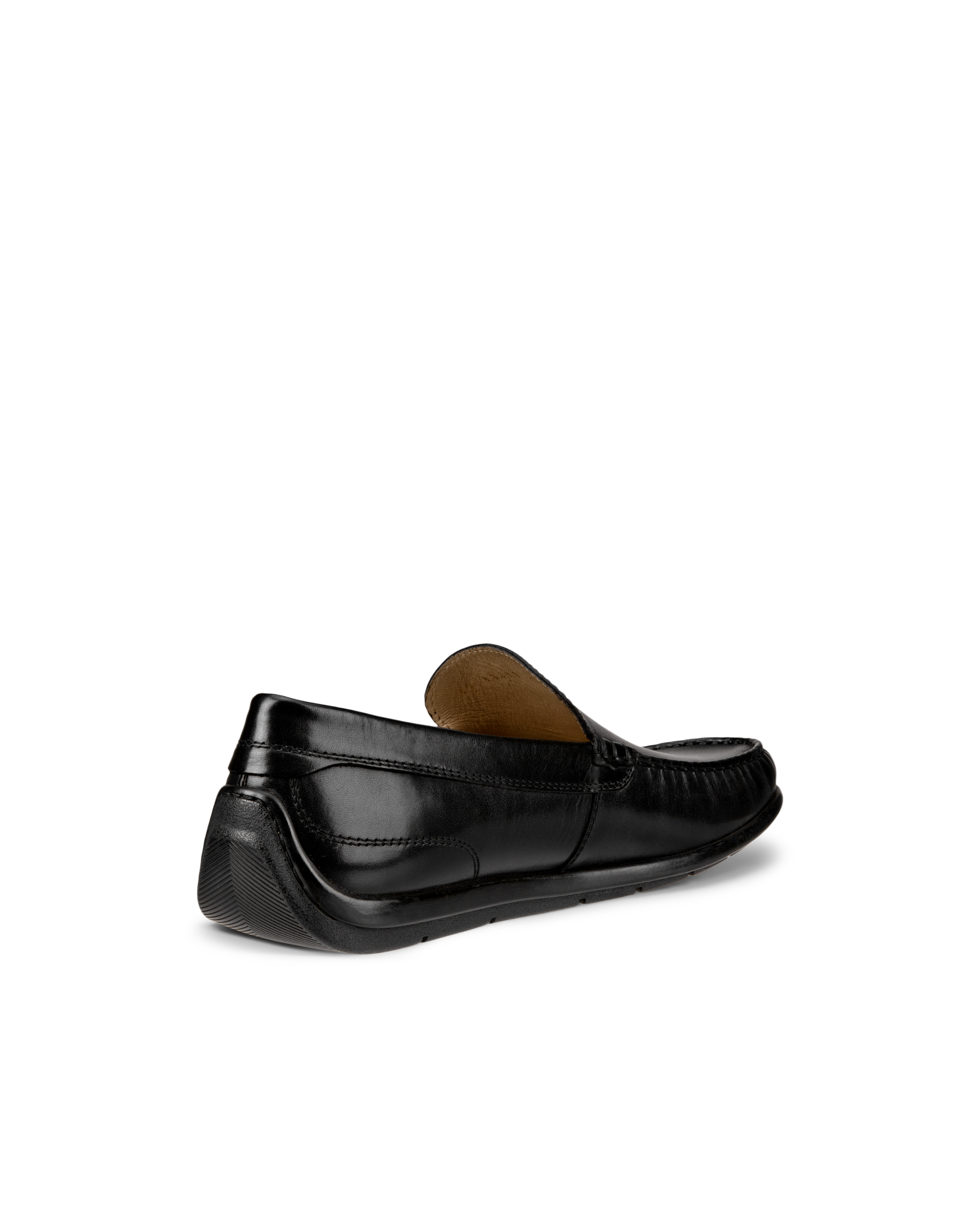 Men's ECCO® Classic Moc 2.0 Leather Moccasin - Black - Back