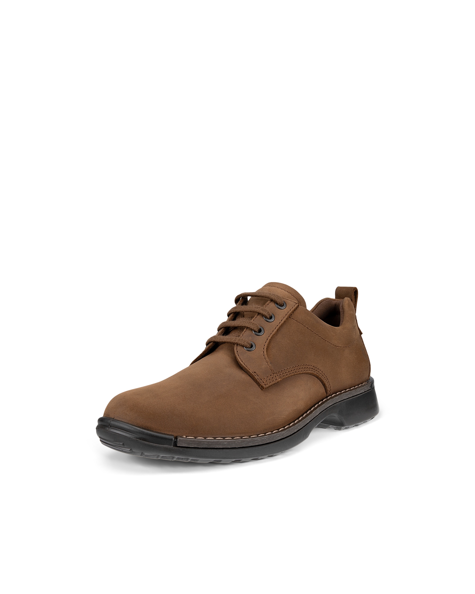 Men's ECCO® Fusion Nubuck Derby Shoe - Brown - Main