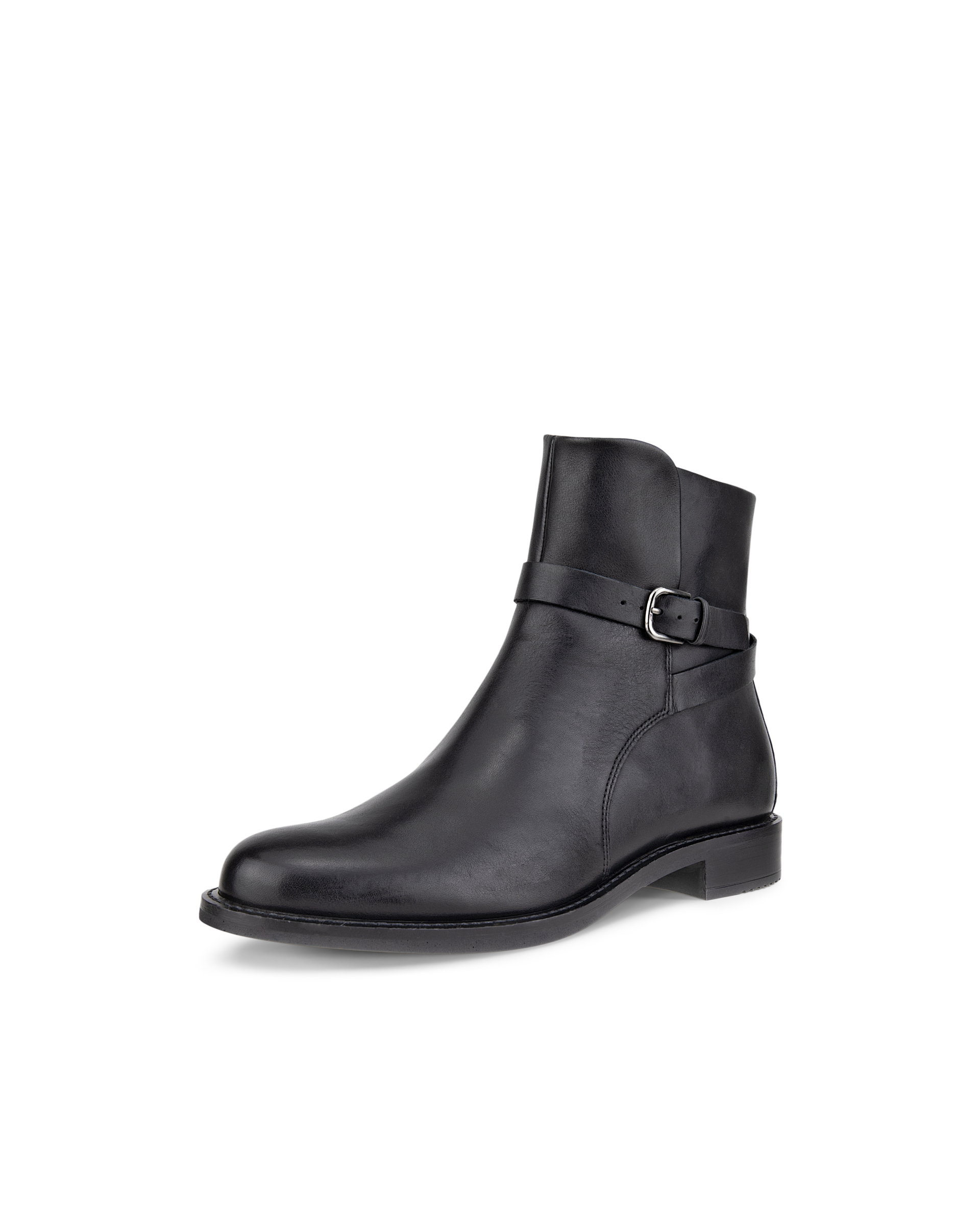 Women's ECCO® Sartorelle 25 Leather Mid-Cut Boot - Black - Main