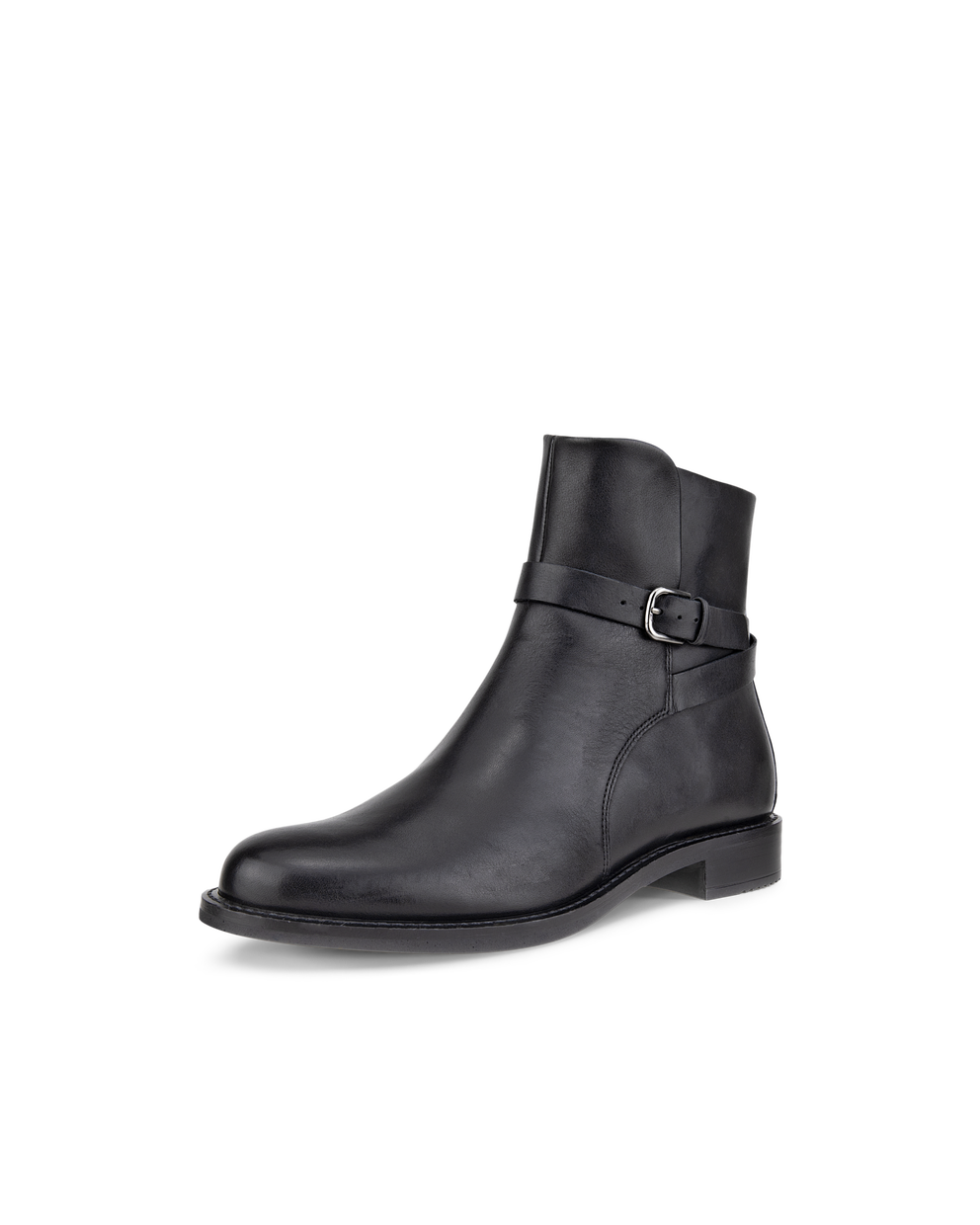 Women's ECCO® Sartorelle 25 Leather Mid-Cut Boot - Black - Main