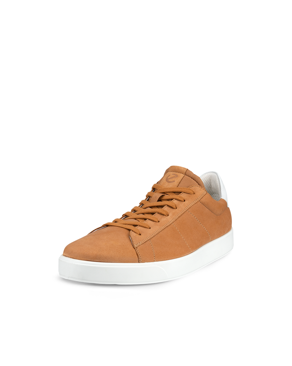 Men's ECCO® Street Lite Nubuck Sneaker - Brown - Main