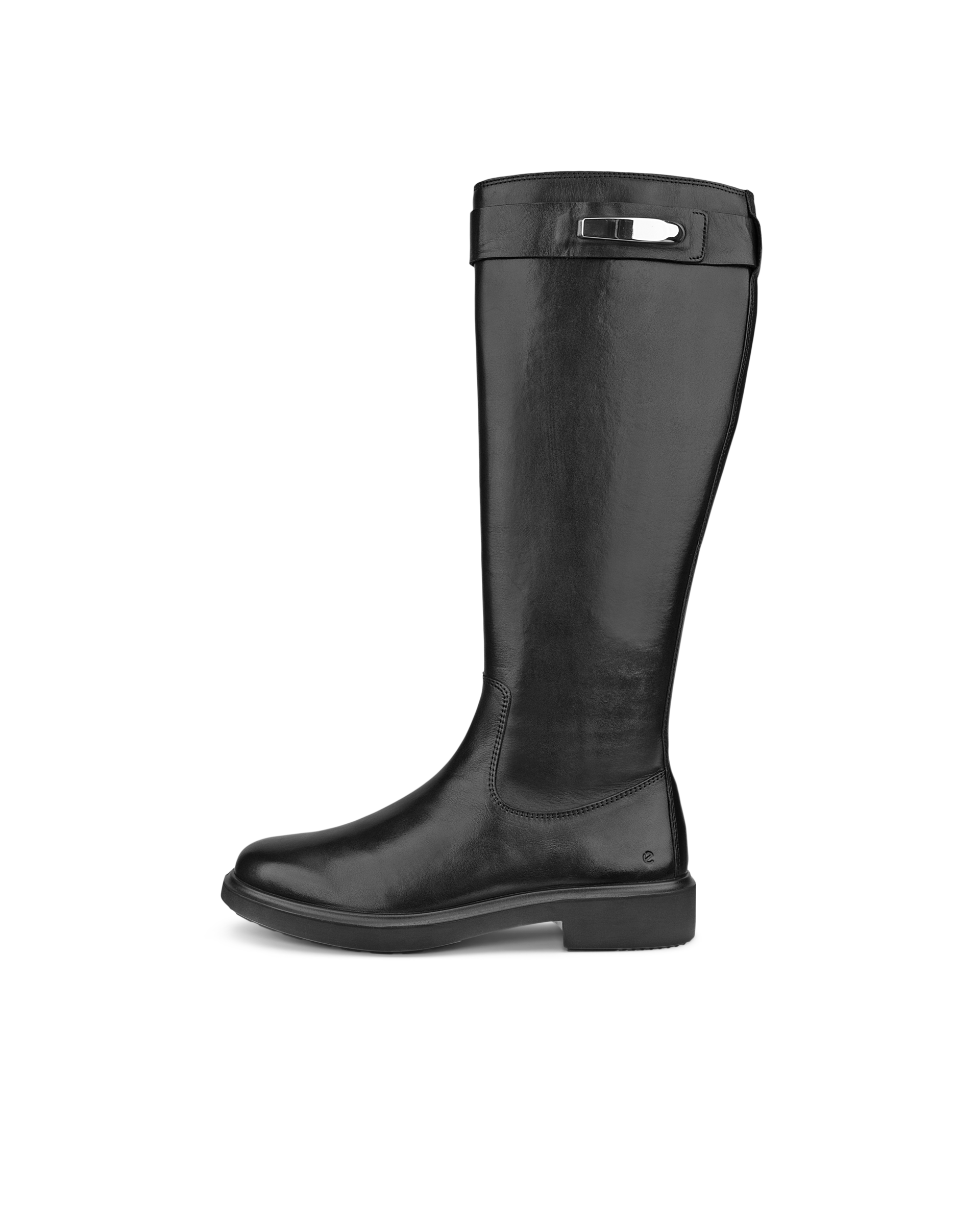 ECCO® Metropole Amsterdam bottes hautes en cuir pour femme - Noir - Outside