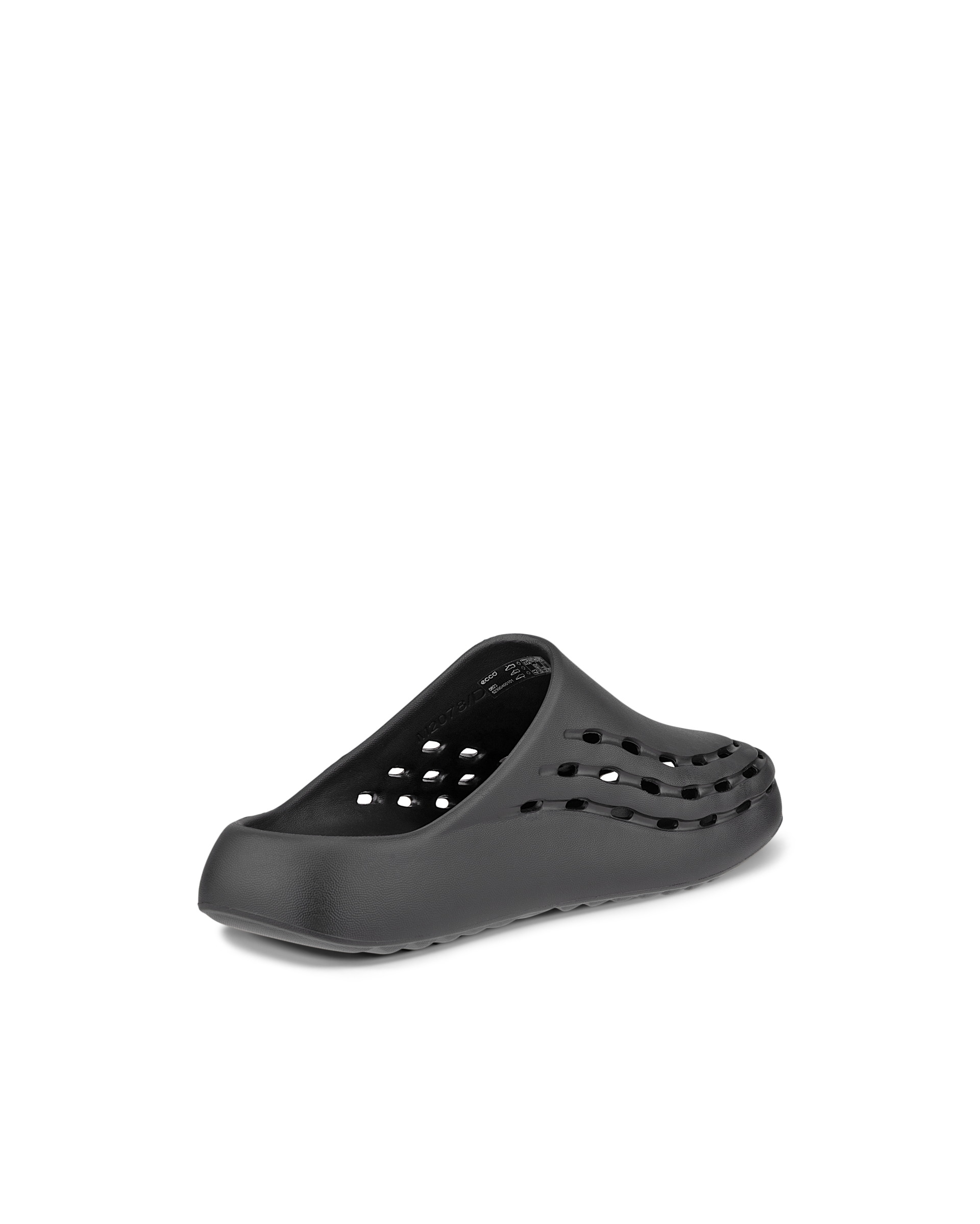 Unisex ECCO® Cozmo Slide Slider - Black - Back